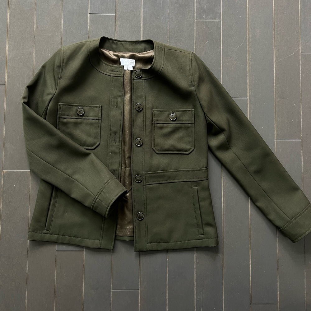 A.P.C. Dark green military jacket size 34